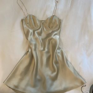 Zara mini satin dress